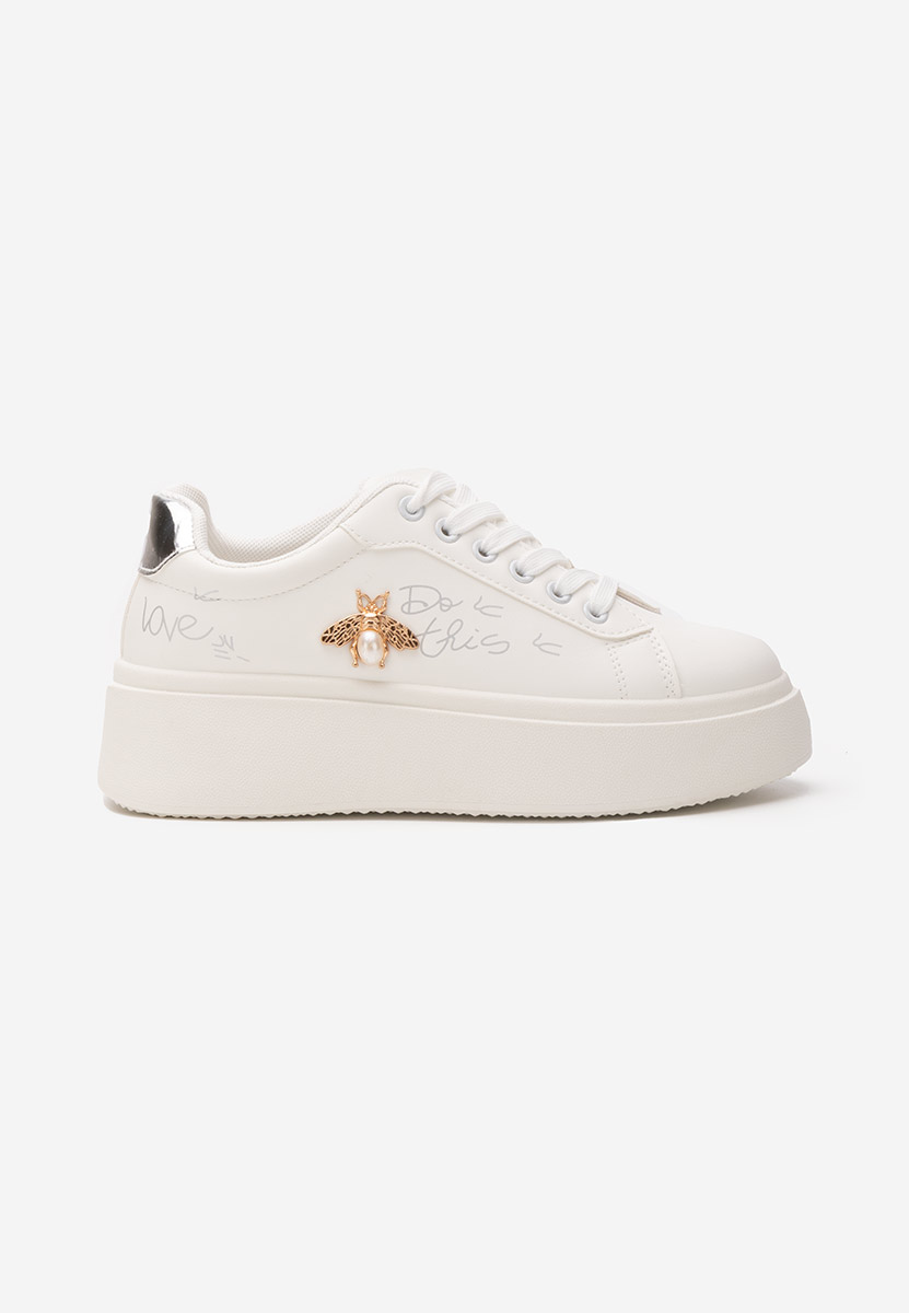 Francine ezüst telitalpú platform sneaker