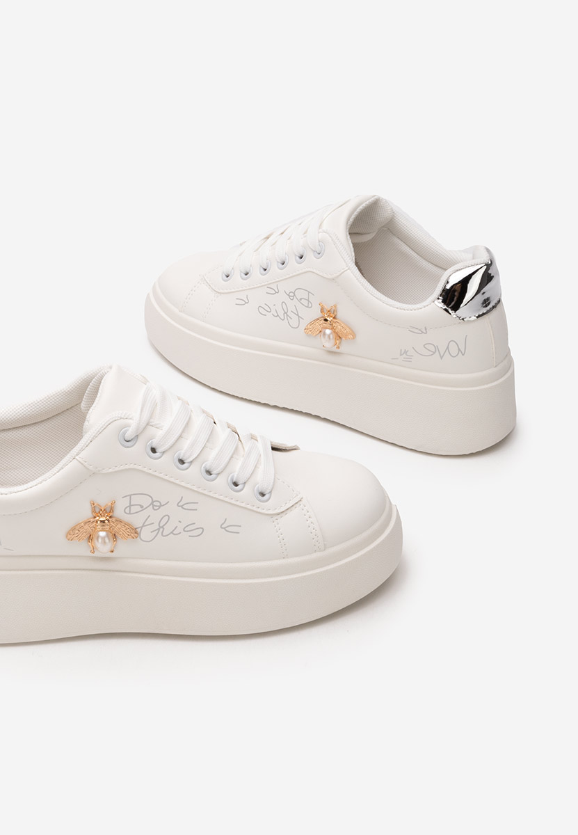 Francine ezüst telitalpú platform sneaker