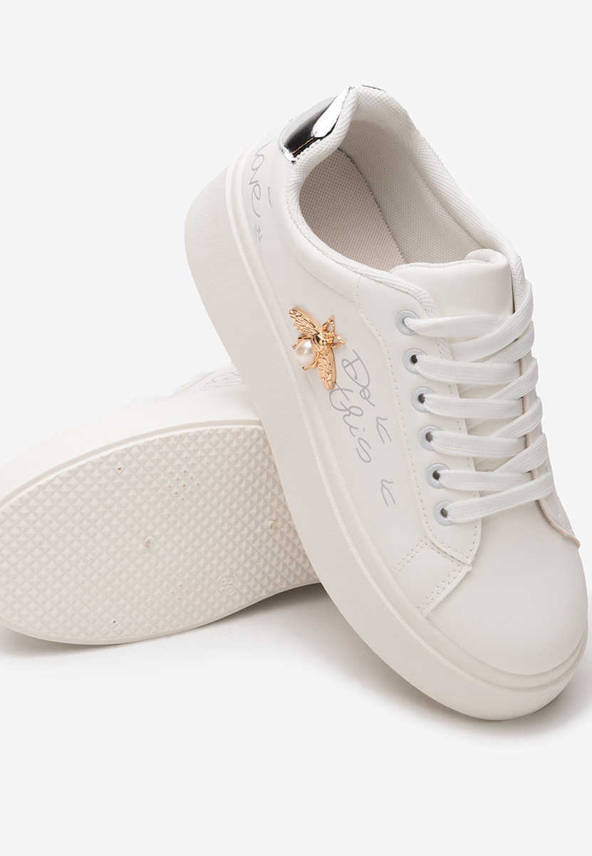 Francine ezüst telitalpú platform sneaker