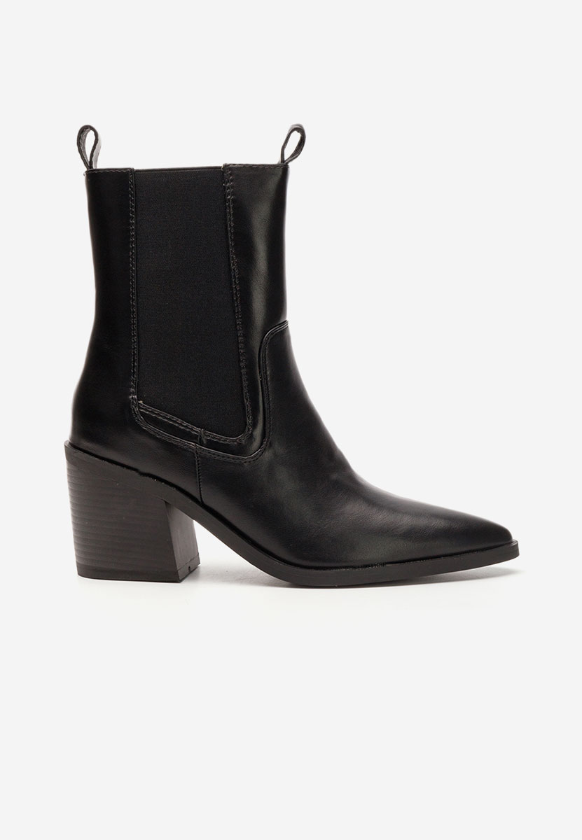 Syreeta fekete cowboy csizma