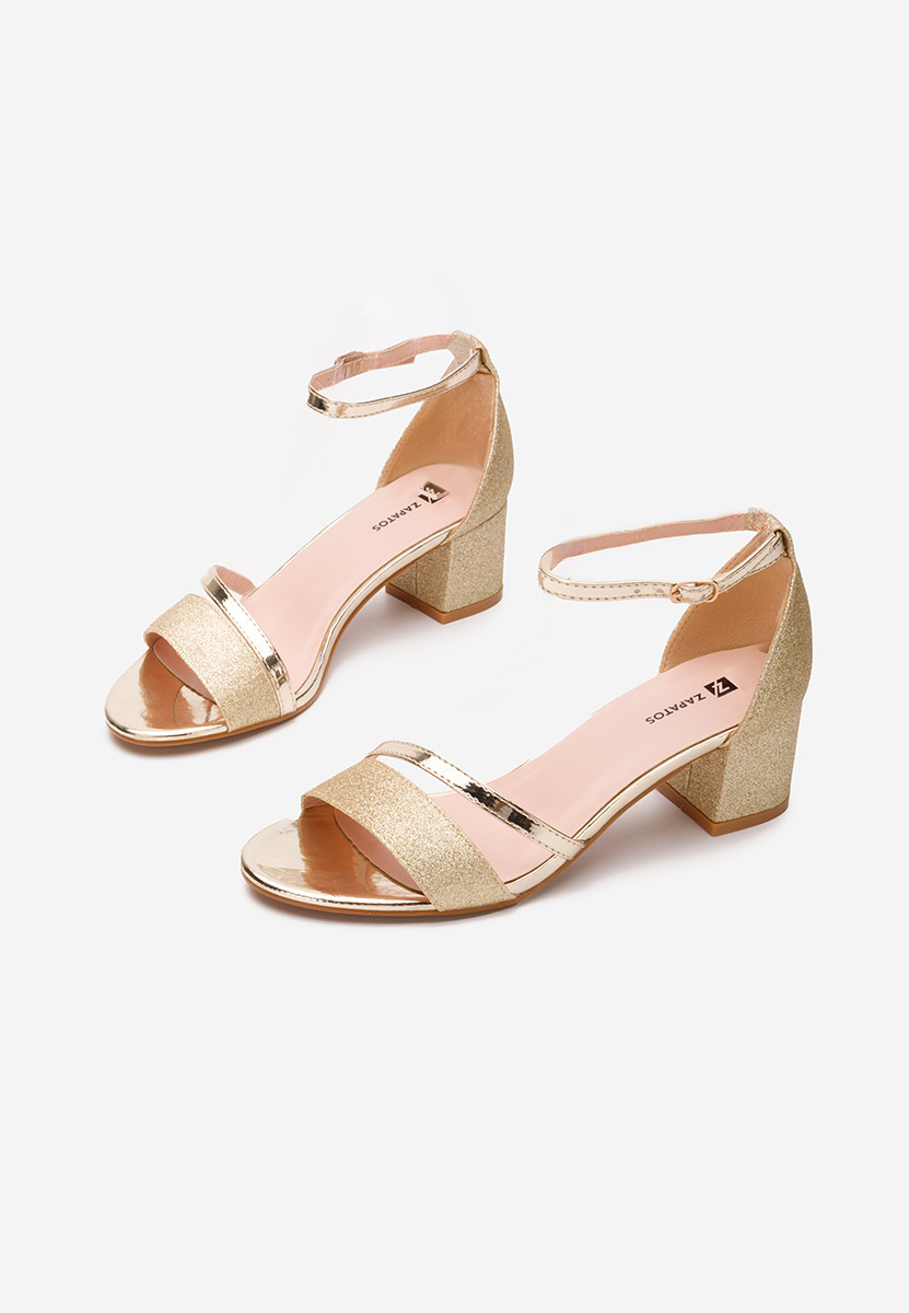 Malena v3 aranyszínü elegáns női szandál