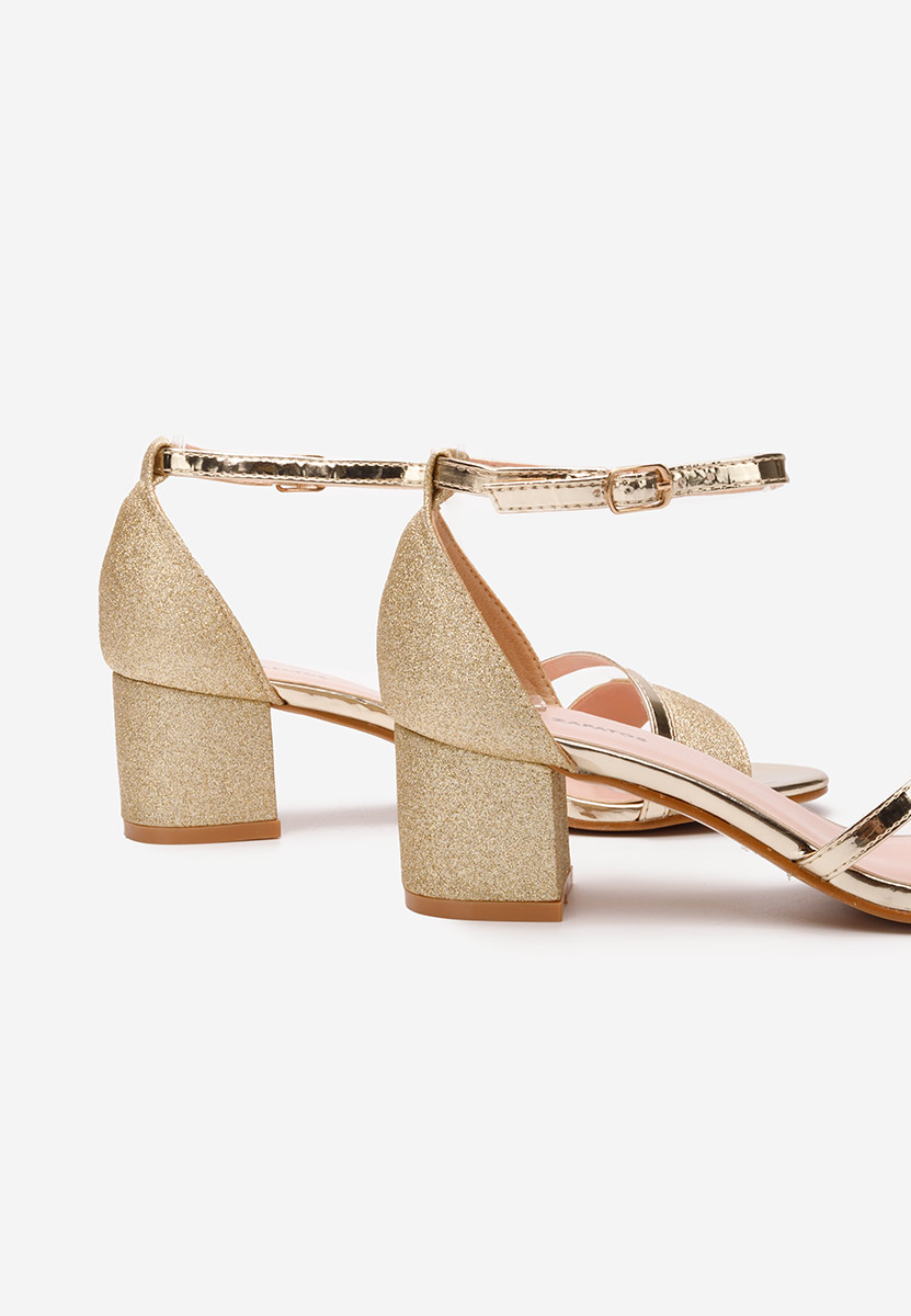 Malena v3 aranyszínü elegáns női szandál