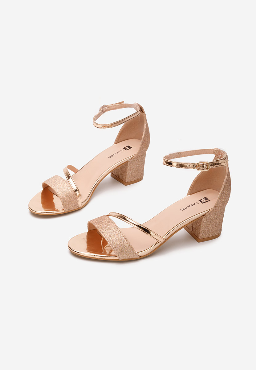 Malena v4 pezsgő színű elegáns női szandál