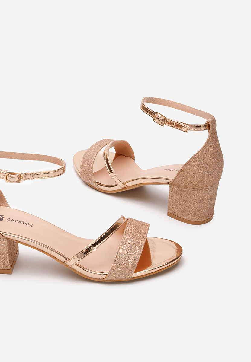 Malena v4 pezsgő színű elegáns női szandál