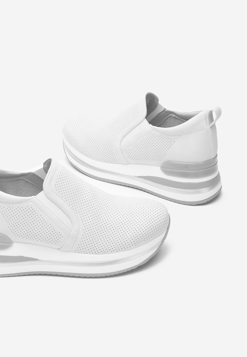 Reba fehér platform sneaker cipő 