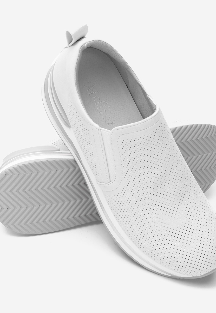 Reba fehér platform sneaker cipő 