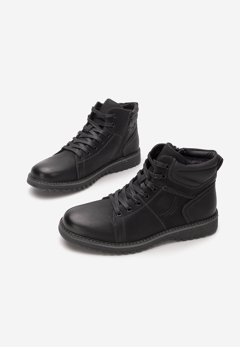 Ploppo fekete férfi bokacsizma