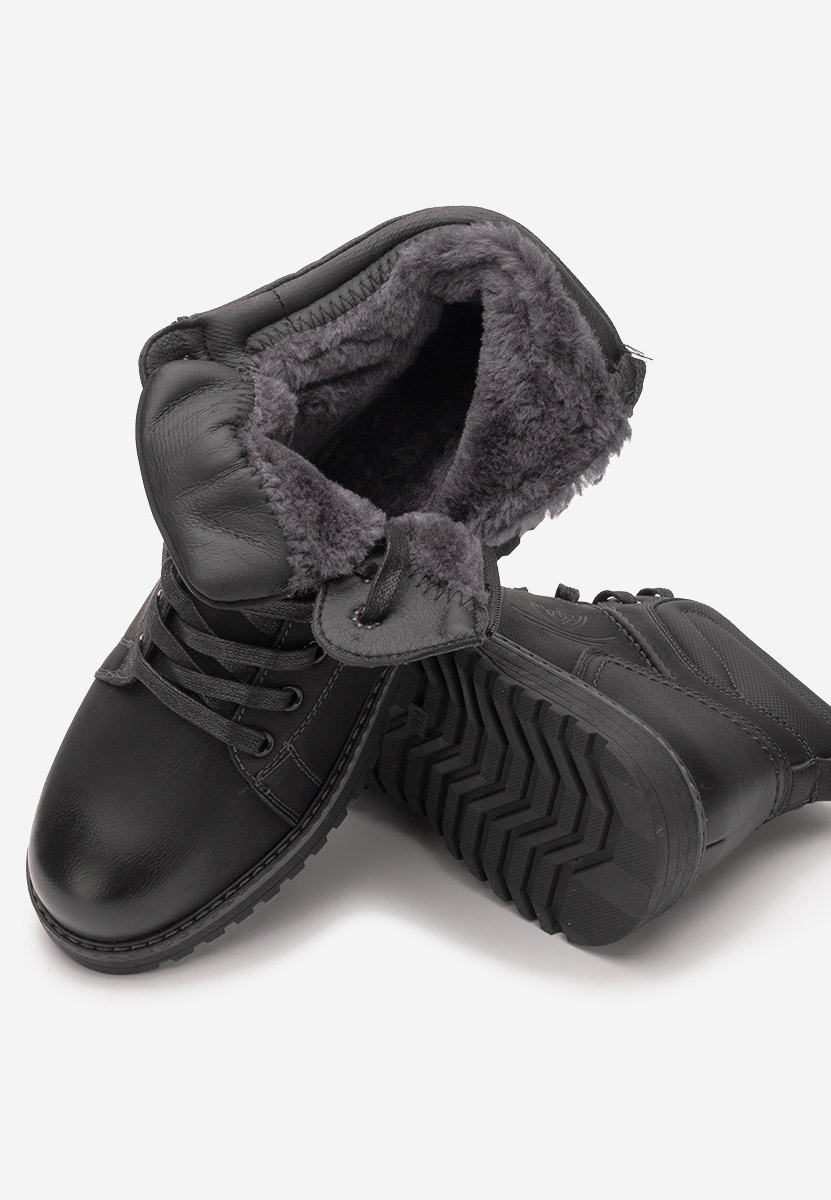 Ploppo fekete férfi bokacsizma