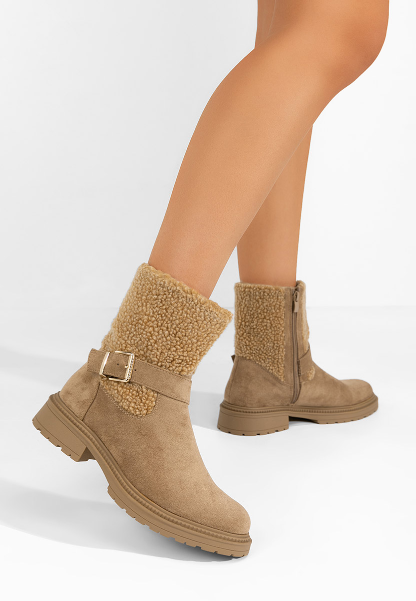 Sherill v2 camel női téli bokacipő