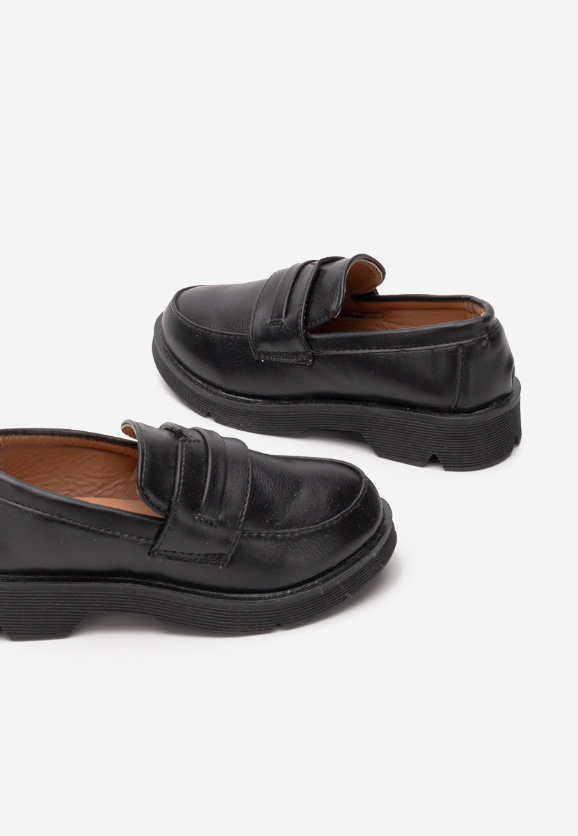 Wazz fekete mokaszin fiúknak