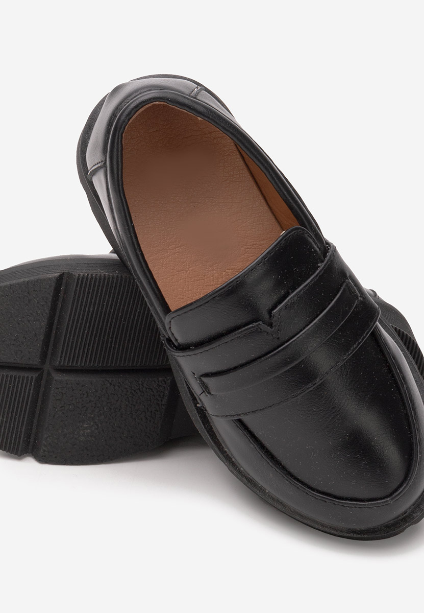 Wazz fekete mokaszin fiúknak