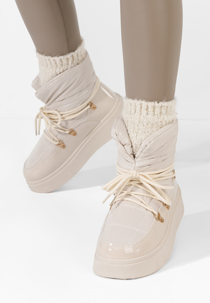 Denyela v2 bézs női hótaposó