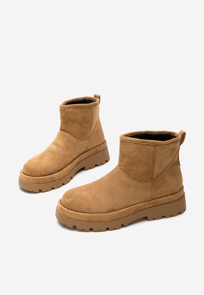 Tenderly camel női téli bokacipő