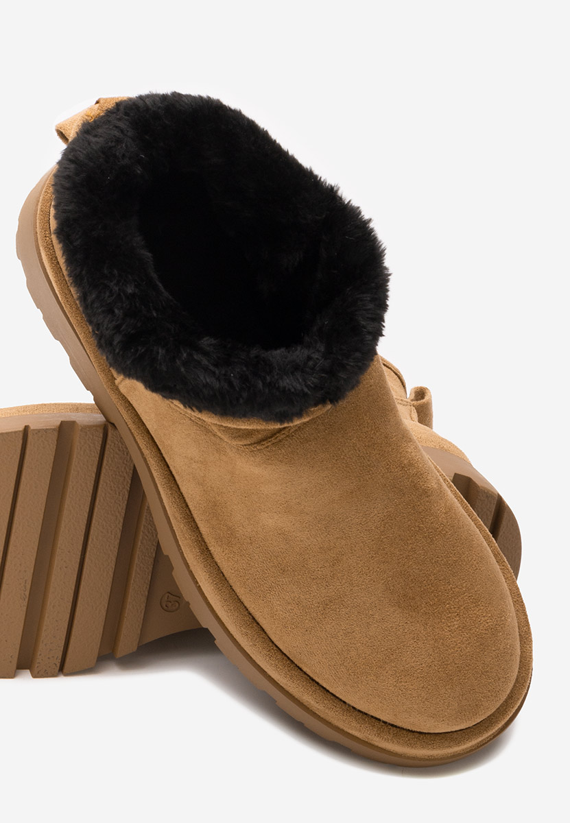 Tenderly camel női téli bokacipő