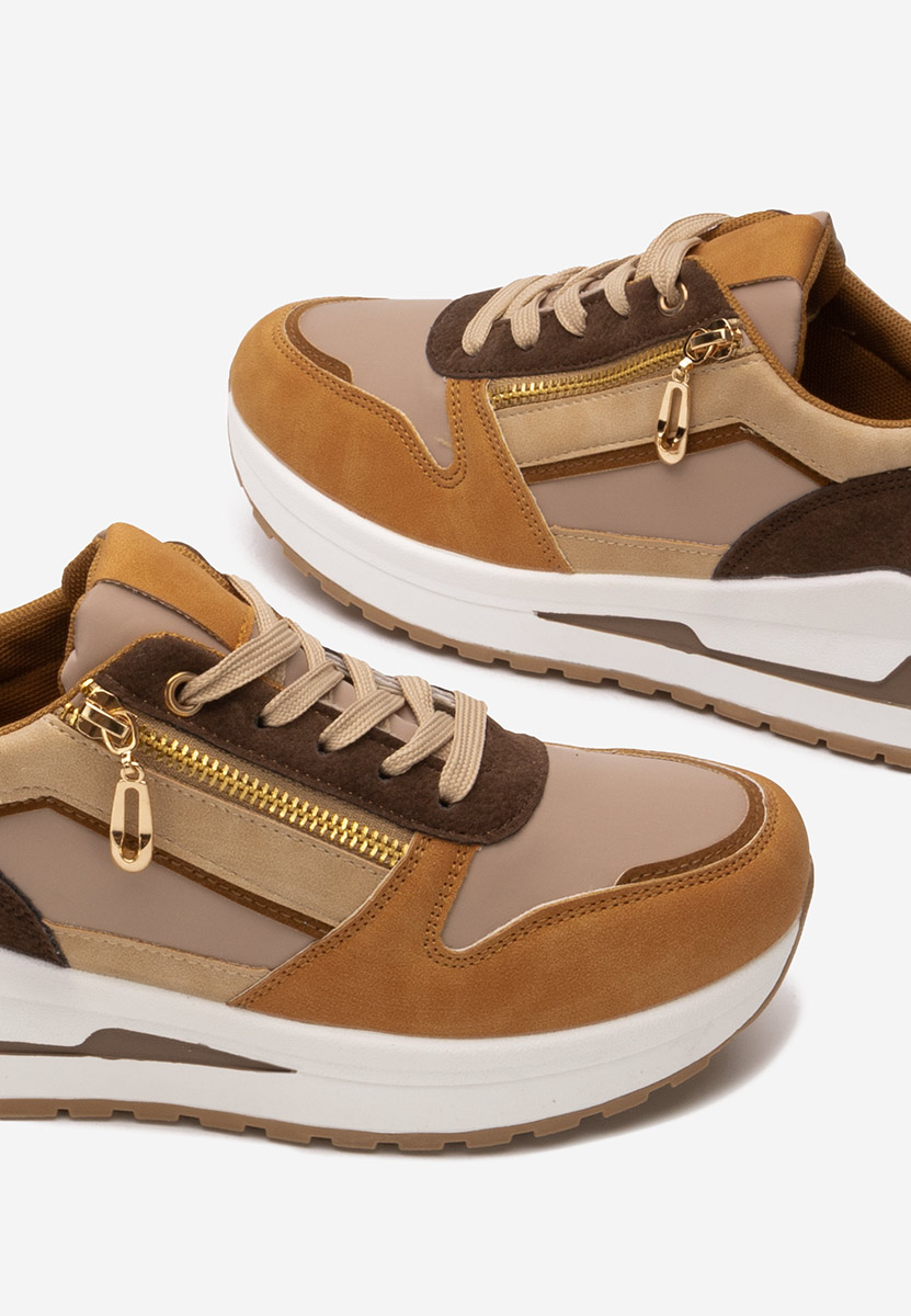 Katinda camel platform sneaker cipő 