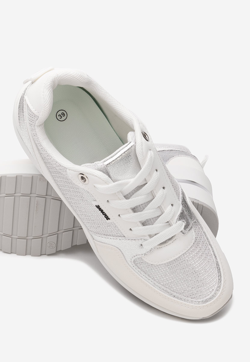 Zaneta fehér platform sneaker cipő 