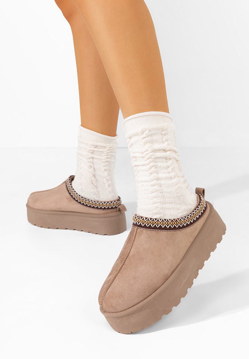 Comfy khaki női facipő