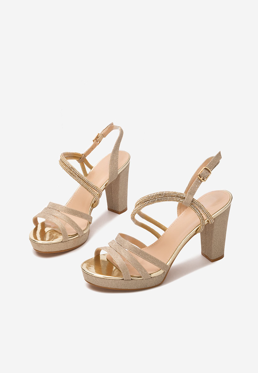 Carlie aranyszínü elegáns női szandál