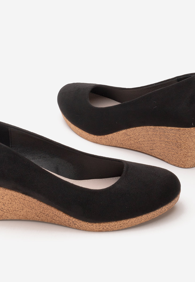 Gricelda fekete platform cipők