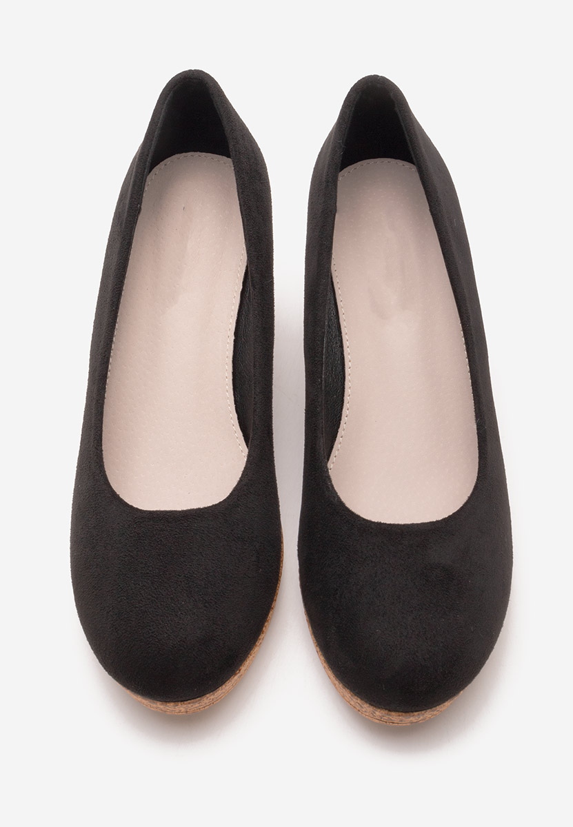 Gricelda fekete platform cipők