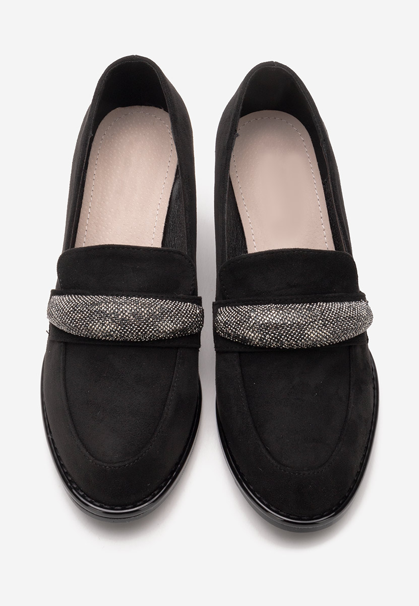 Classy v3 fekete női loafer cipő