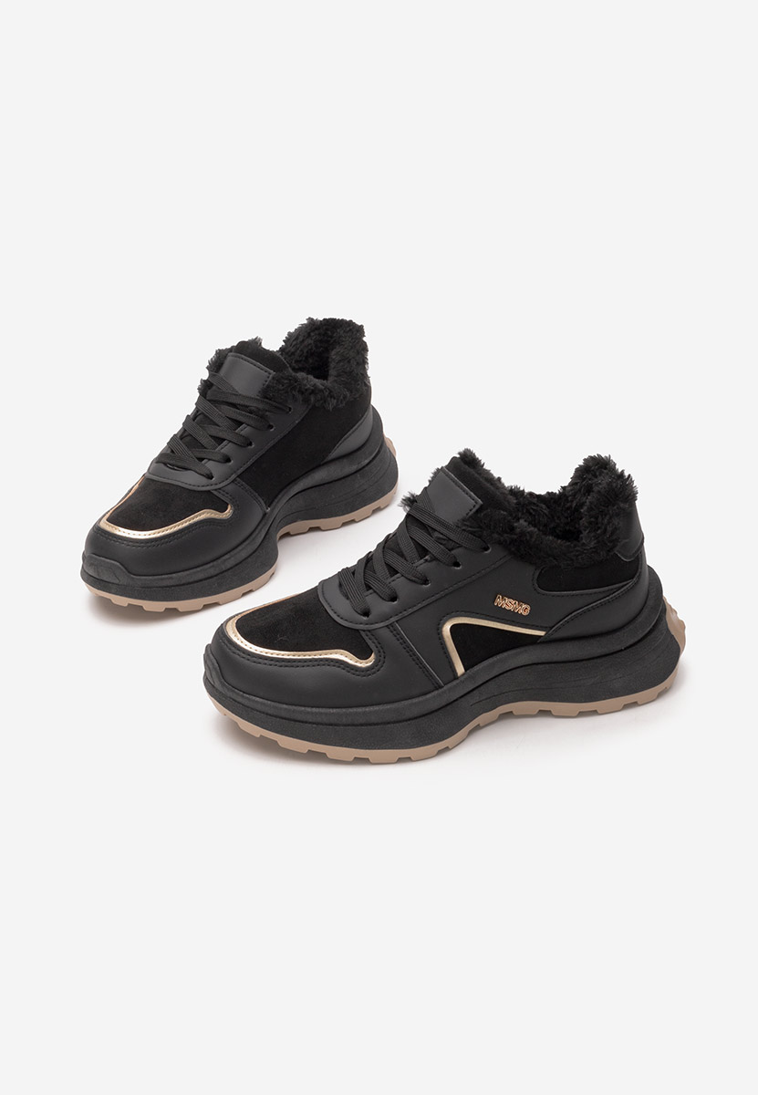 Azaira fekete női téli tornacipők