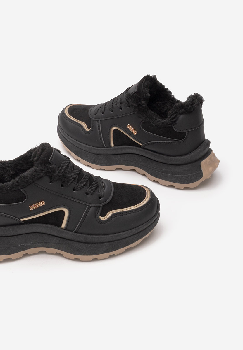 Azaira fekete női téli tornacipők