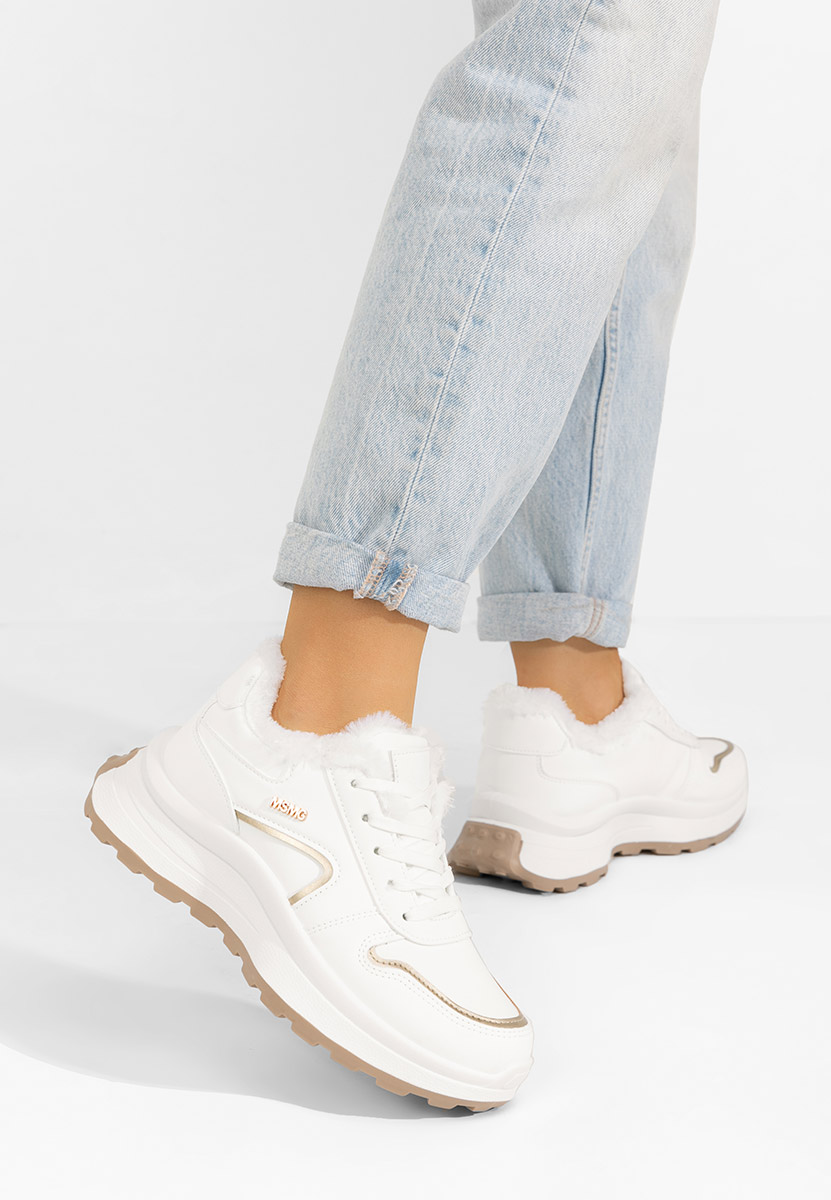 Azaira fehér női téli tornacipők