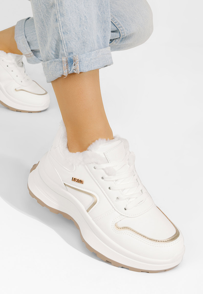 Azaira fehér női téli tornacipők