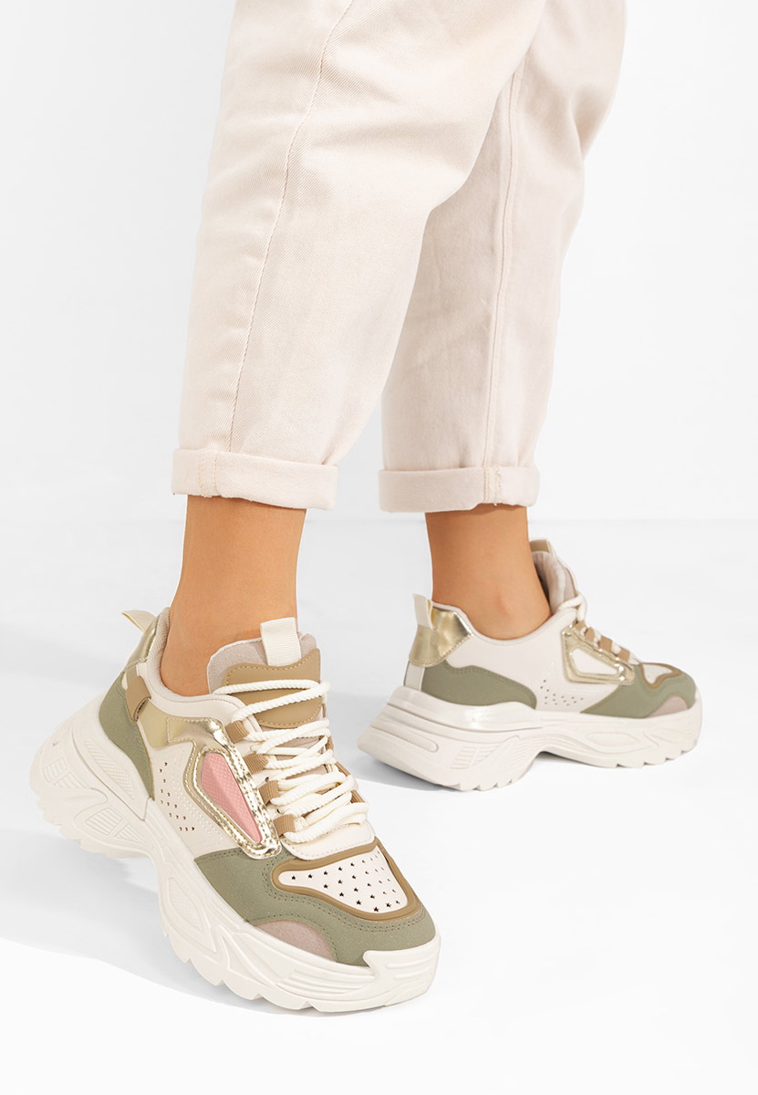 Dorathy zöld platform sneaker cipő 