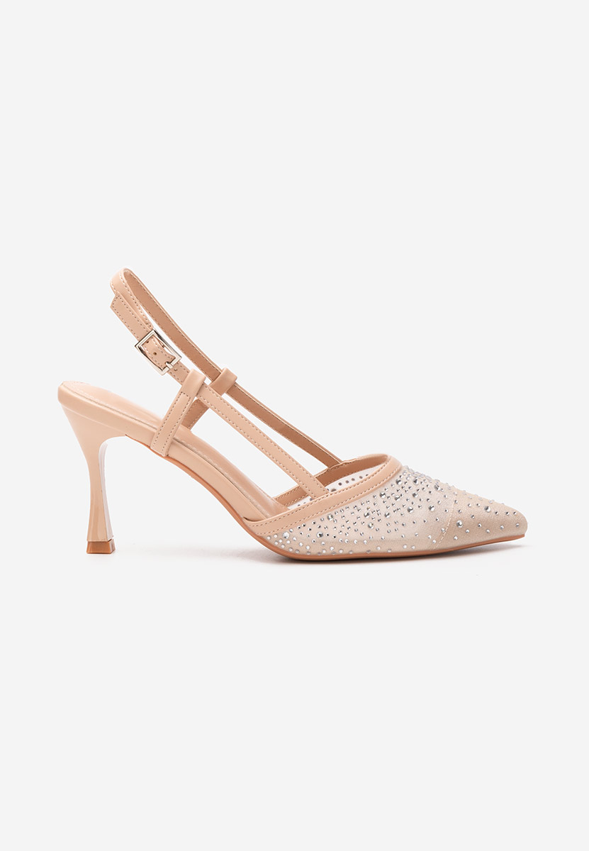 Angelas bézs slingback