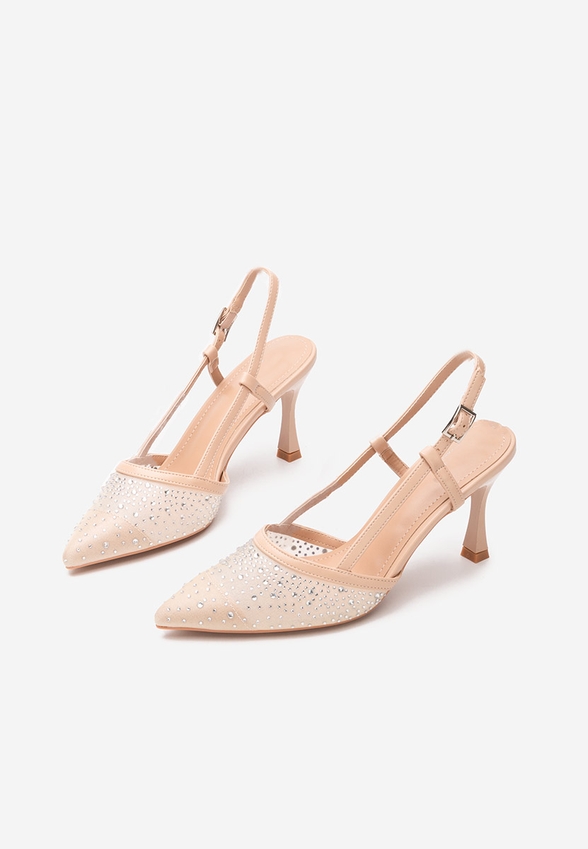 Angelas bézs slingback