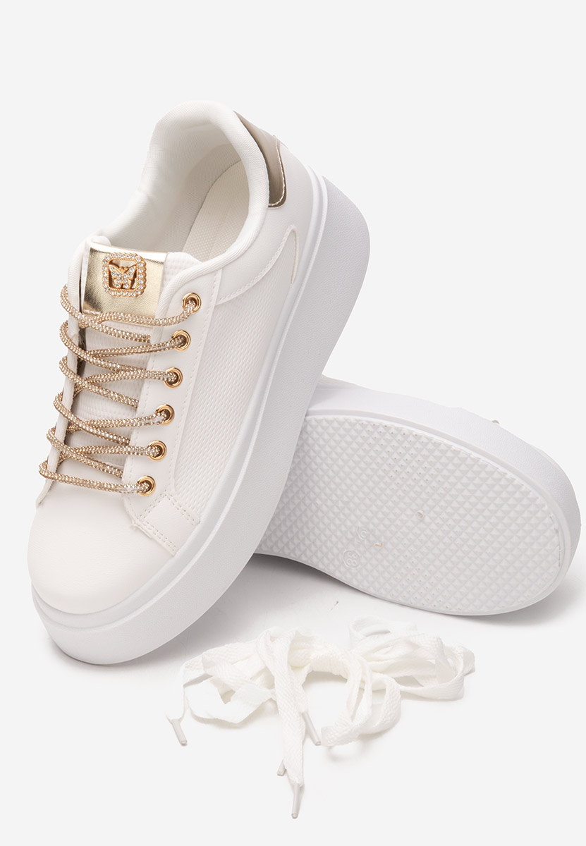 Shauna fehér platform sneaker cipő 