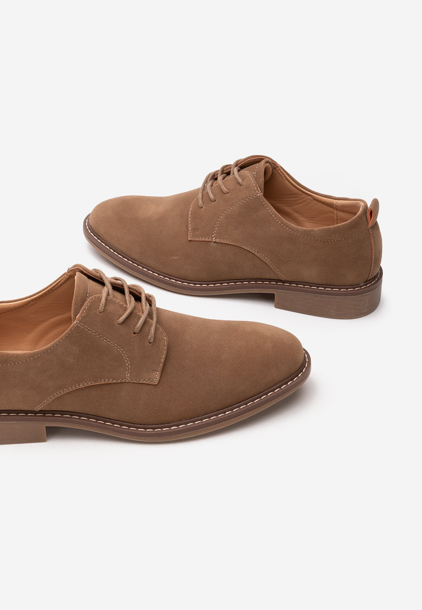 Mariann khaki férfi elegáns cipő