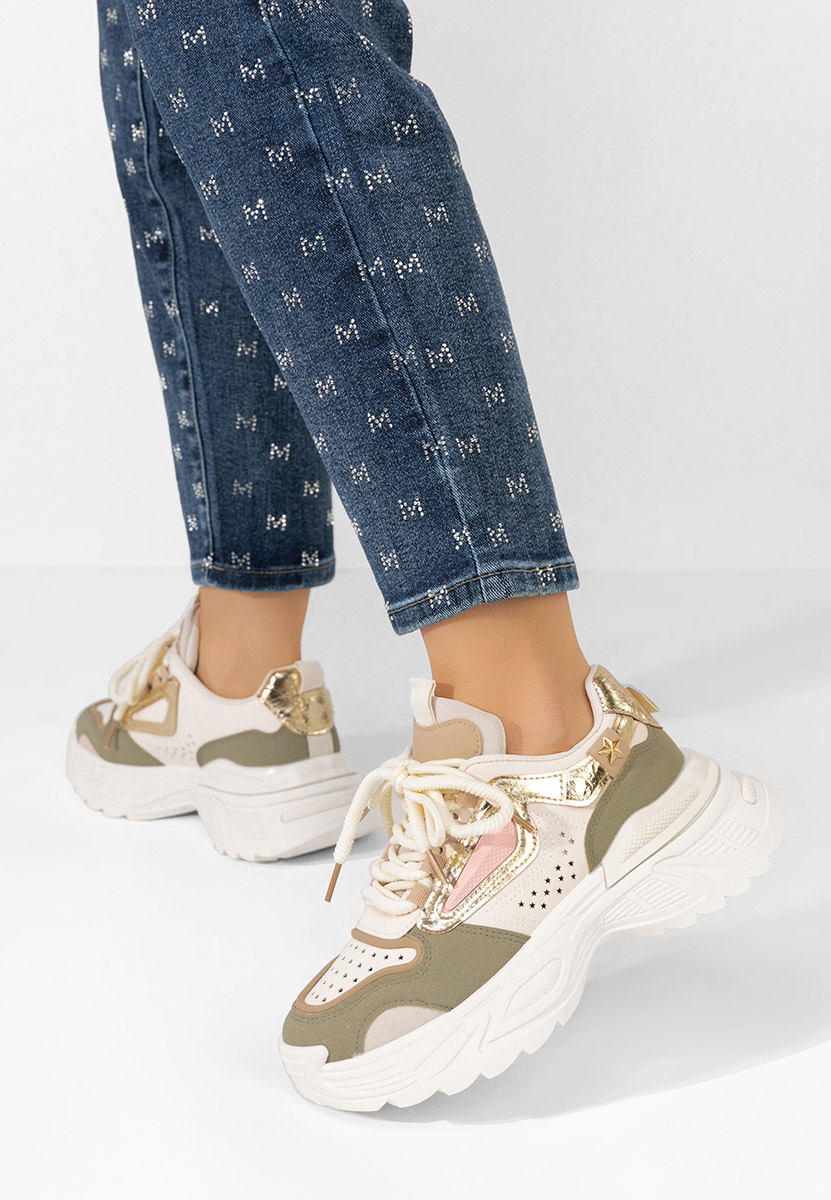 Marlen sokszínü telitalpú platform sneaker