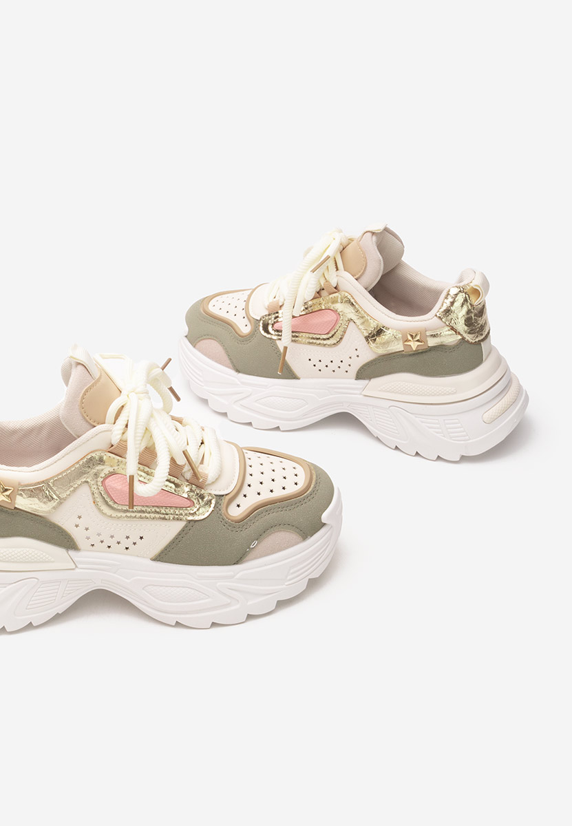 Marlen sokszínü telitalpú platform sneaker