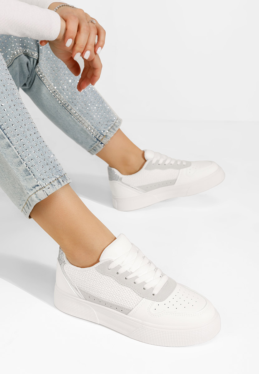 Merlyna fehér női tornacipő