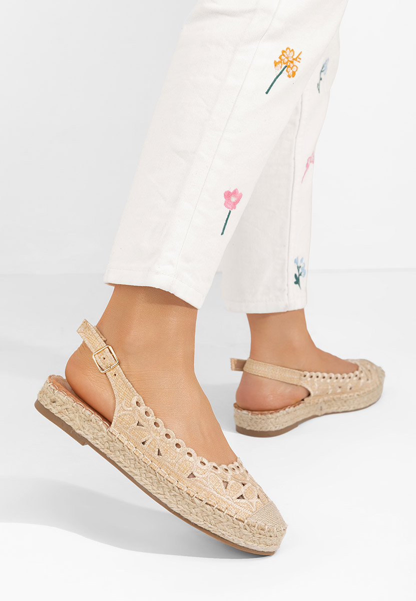 Latoria v2 bézs női espadrilles