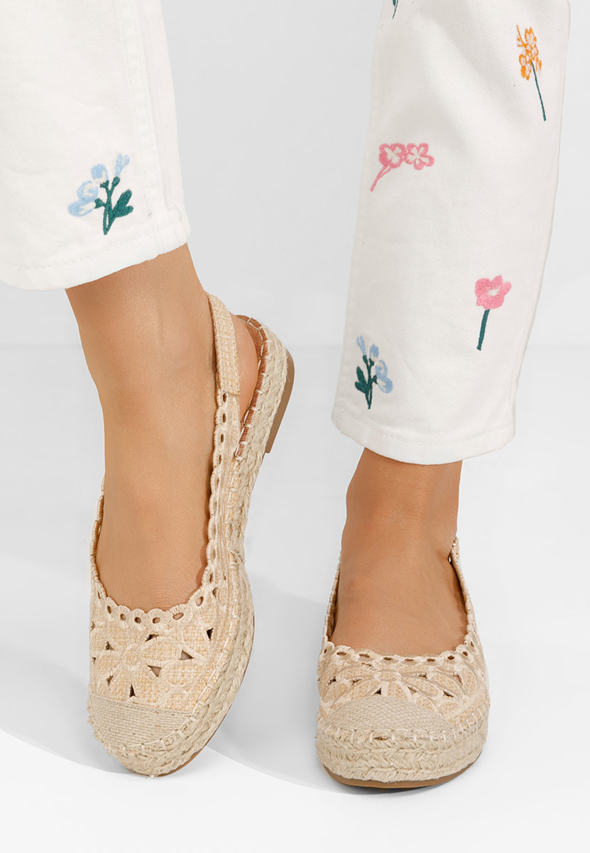 Latoria v2 bézs női espadrilles