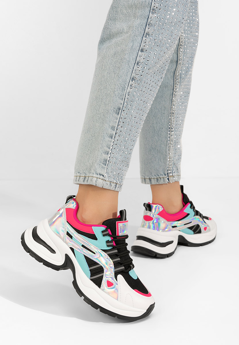 Jenniffer fekete platform sneaker cipő 