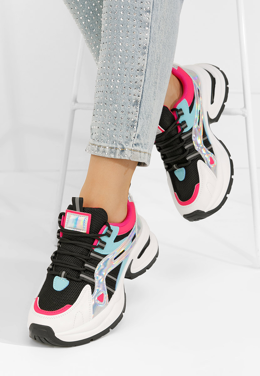 Jenniffer fekete platform sneaker cipő 