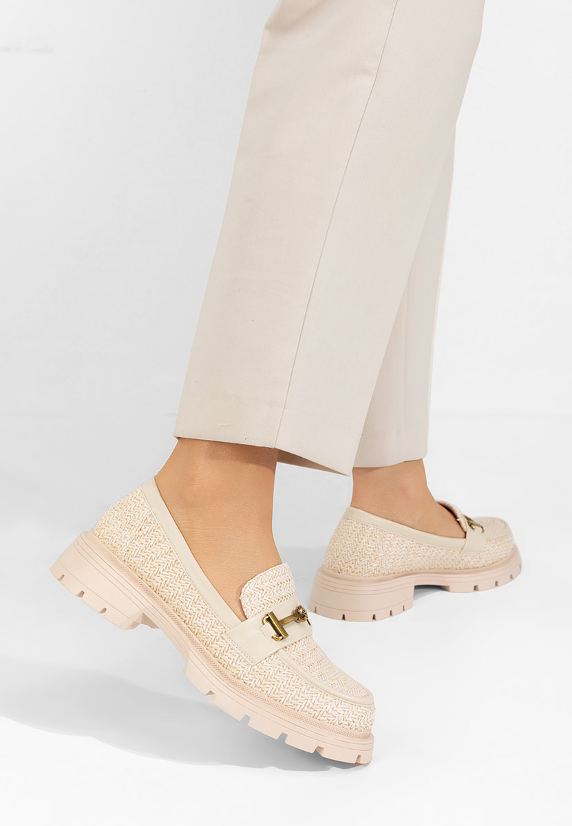 Latrice bézs női mokaszin