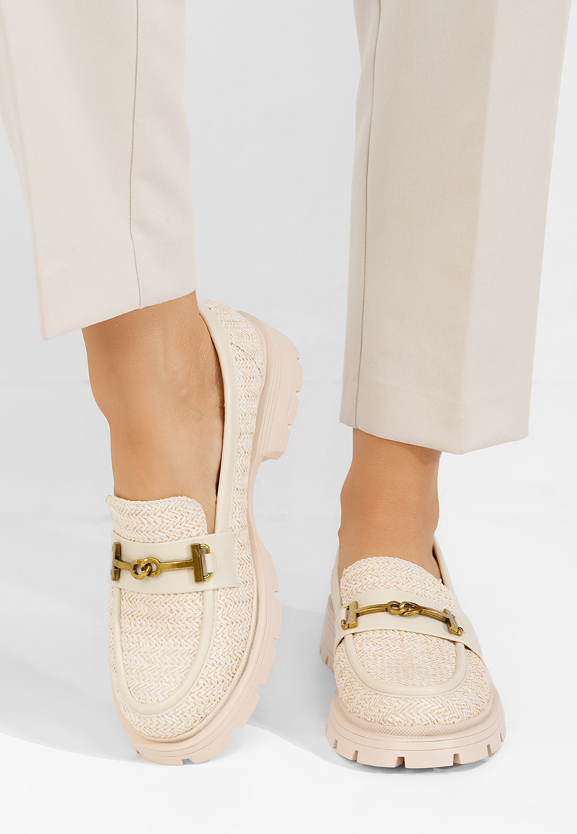 Latrice bézs női mokaszin