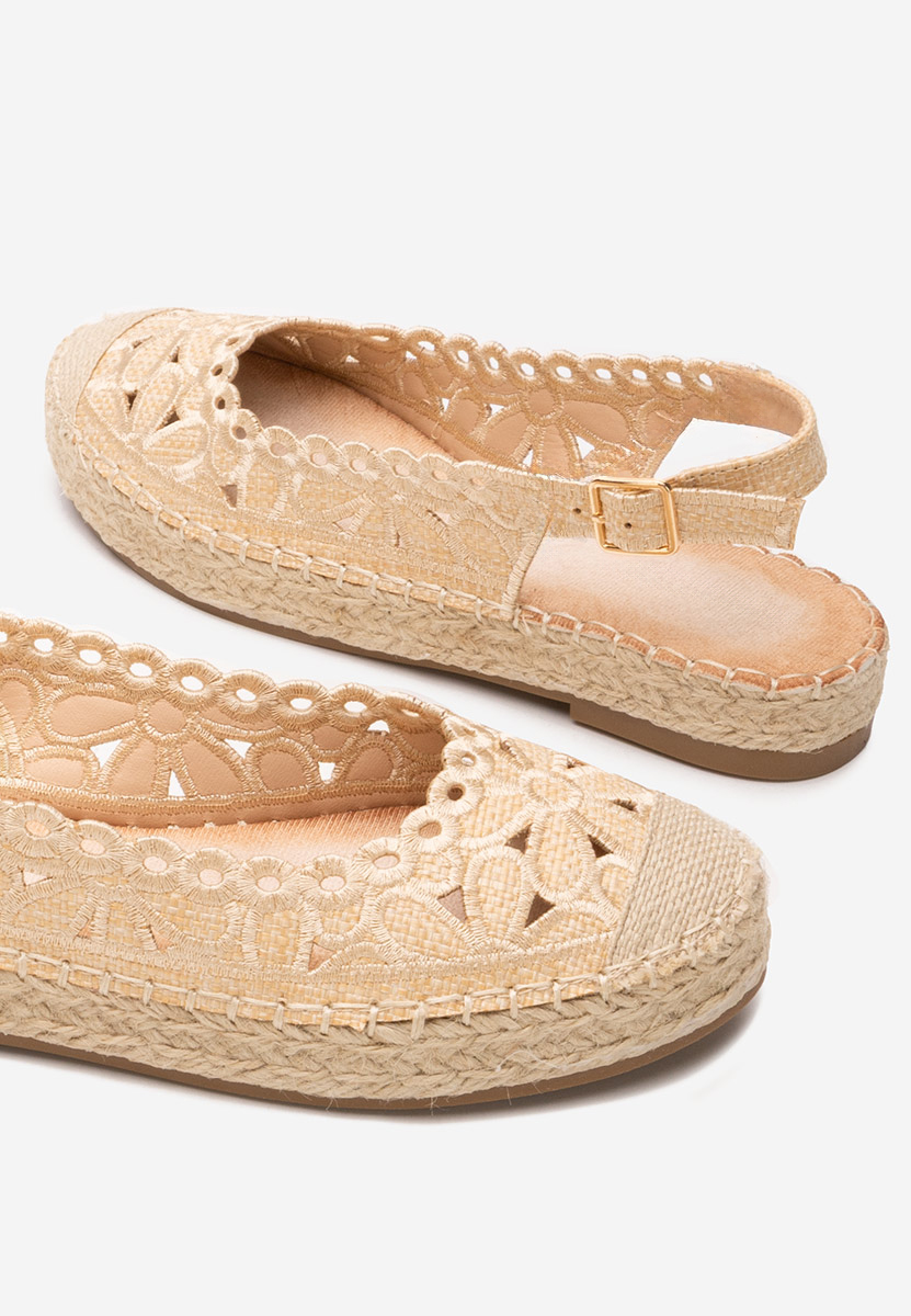 Latoria v2 bézs női espadrilles