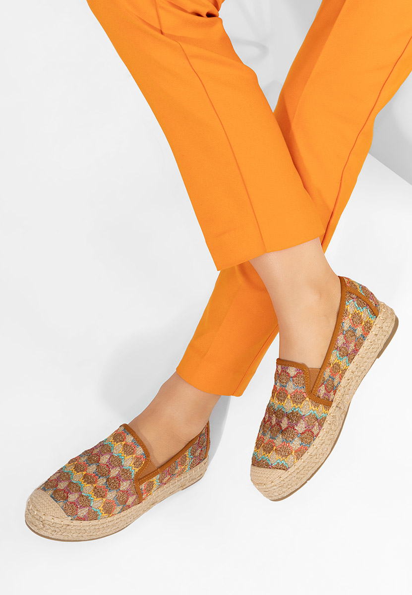 Kymberly camel női espadrilles