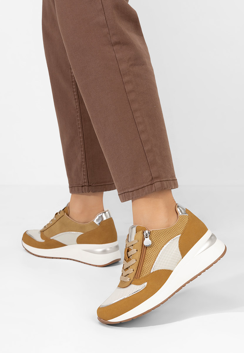 Corey camel platform sneaker cipő 