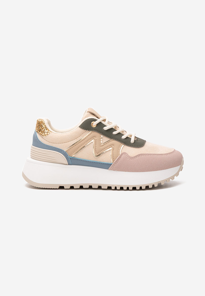 Ahri rózsaszín platform sneaker cipő 