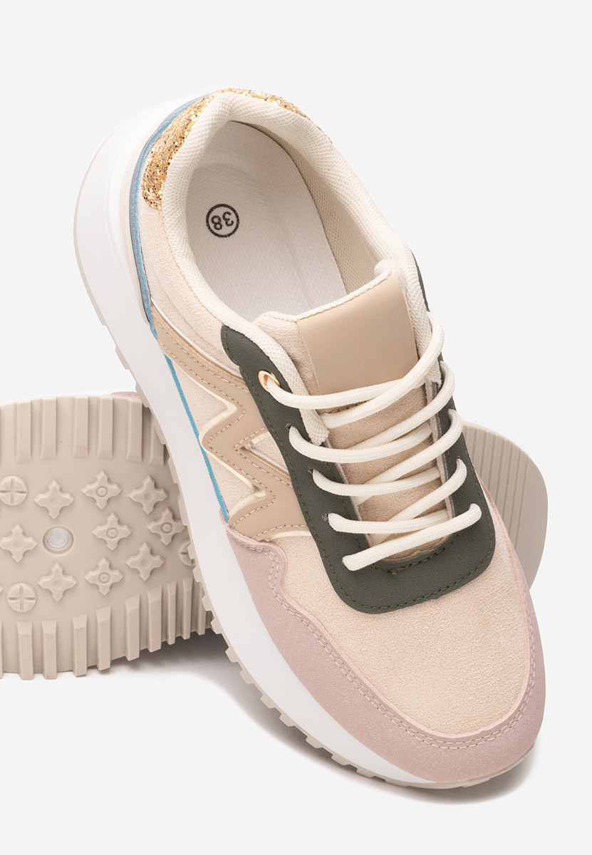 Ahri rózsaszín platform sneaker cipő 
