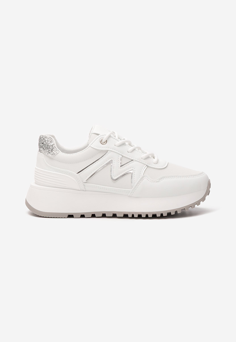 Ahri fehér platform sneaker cipő 