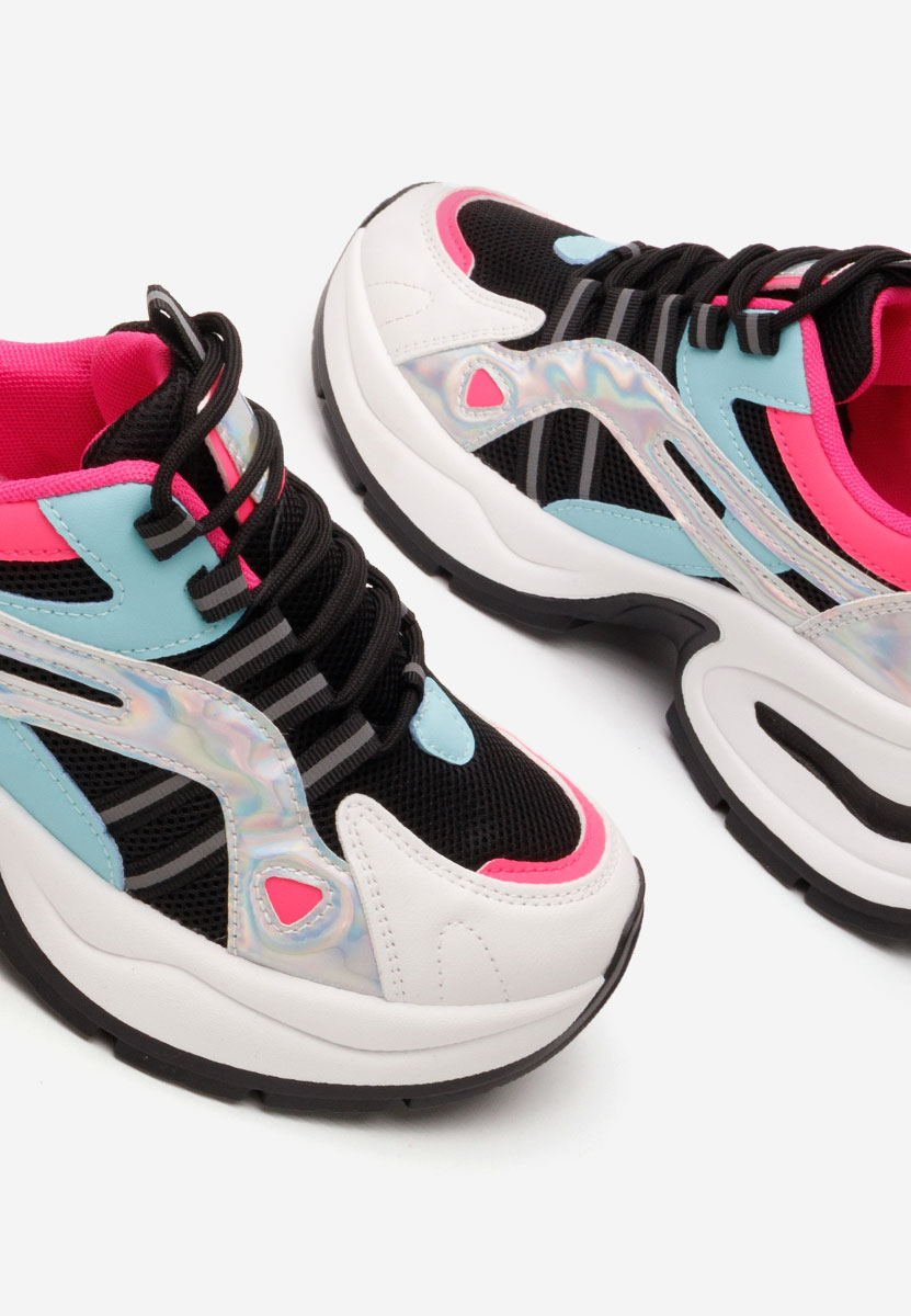 Jenniffer fekete platform sneaker cipő 